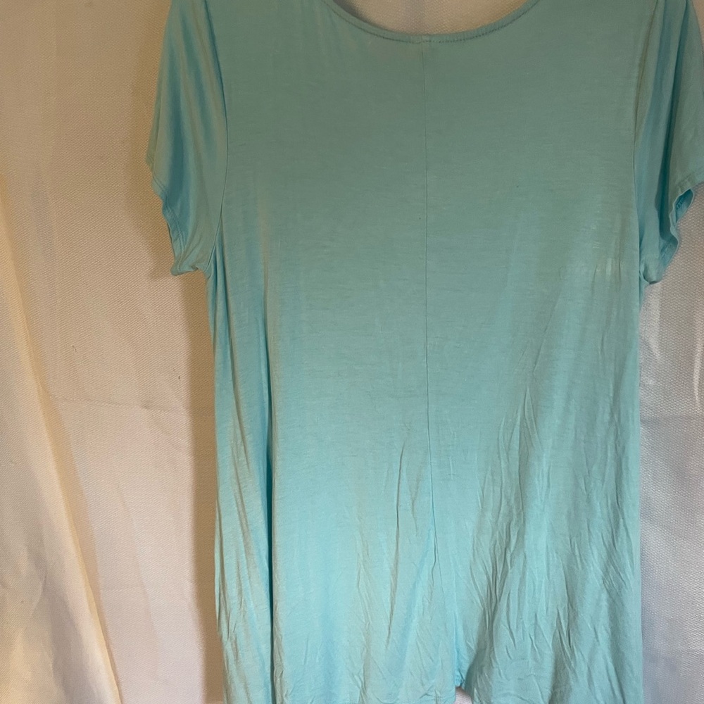 Aqua Blue Women's Top